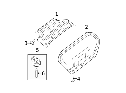 Interior Trim - Trunk for 2009 Nissan Maxima #0