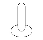 15530108U - Body: Trunk Lid Trim Retainer Clip for Nissan: Maxima, TITAN Image image