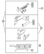 82203929 - : Tubular Side Step Kit for Mopar Image