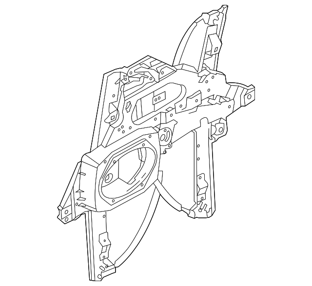 Ford OEM Window Regulator — BL1Z-7823200-AA, Fits 2007-2013 Expedition/Navigator Front Passenger Side - View #10