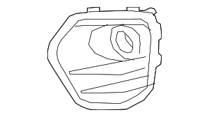 86522D9LD0 - : Fog Lamp Bezel for Kia: Sportage Image