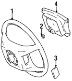 4510050091G0 - Steering: Steering Wheel for Lexus: LS400 Image