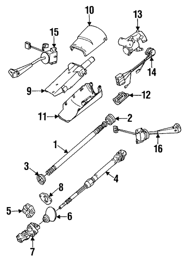 61311377077 - Electrical: Combination Switch for BMW Image