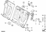 52207118820 - : Catch Rear Right for BMW Image
