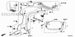 80361TS9A00 - Body/Air Conditioning: STAY, AIR CONDITIONER PIPE for Honda Image