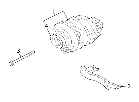Alternator for 2008 INFINITI M35 #1