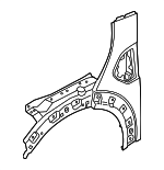 41007449378 - : Fender for Mini: Cooper Countryman Image