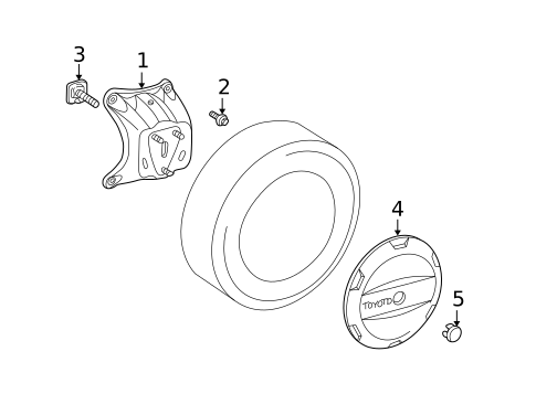 Carrier & Components for 2005 Toyota RAV4 #1