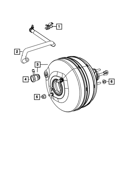 Power Brake Booster for 2019 Ram 3500 #3