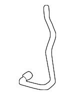 8N0122101A - Cooling System: Upper Hose for Audi: TT, TT Quattro Image