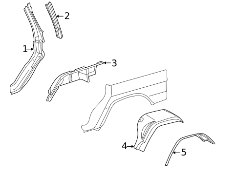Inner Structure for 2003 Mercedes-Benz G500 #0