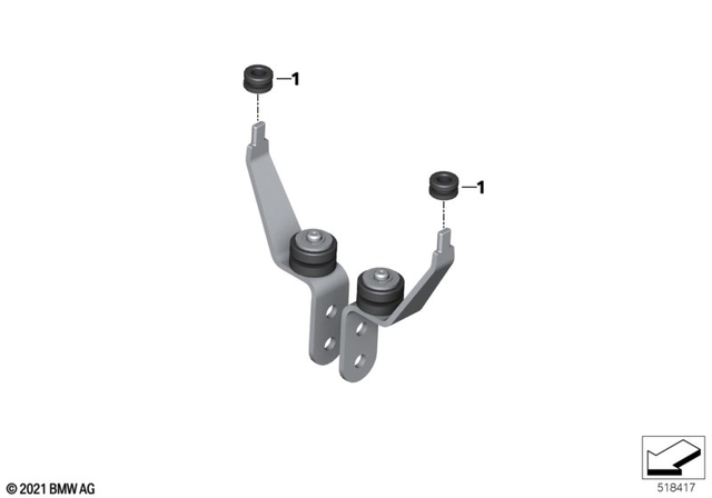 46638534532 - Lights: Rubber Grommet -  for BMW-Motorrad Image image