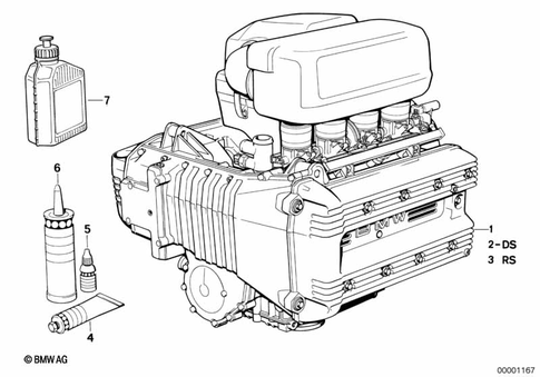 Engine / Running Gear for 1986 BMW-Motorrad K 100 #1
