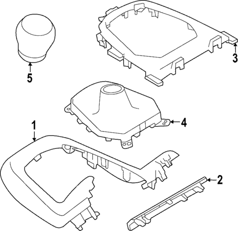 Shifter Trim for 2023 Toyota GR86 #1