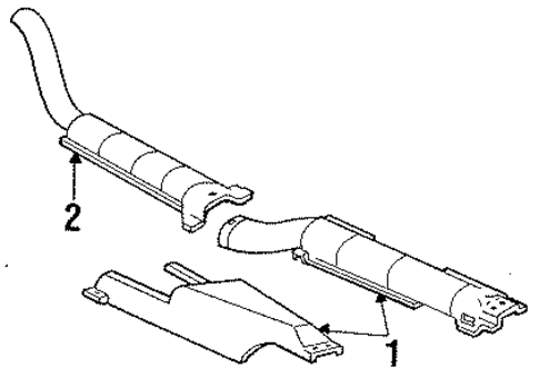 Exhaust Components for 1985 Mercury Lynx #0