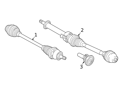 Drive Axles for 2019 BMW i8 #0
