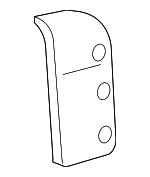 5L8Z7845626BAC - Body: Floor Jack Cover for Ford Image