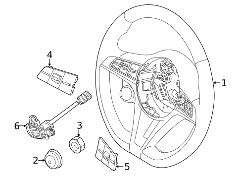 Steering Wheel & Trim for 2024 Dodge Hornet #0