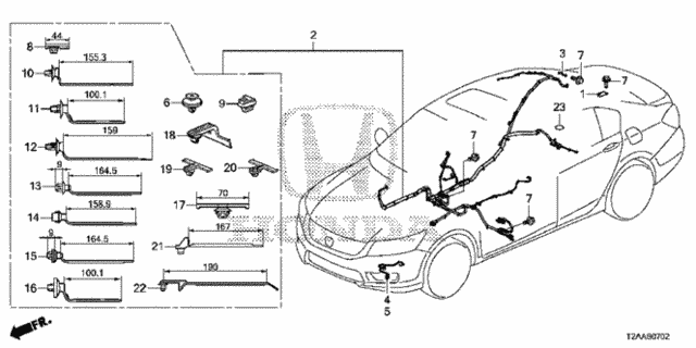 Wire Harness (3) for 2017 Honda Accord #0