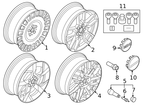 Wheel for 2025 Mini Cooper #0