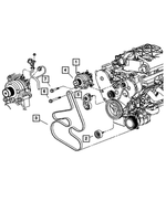 R4801322AB - Electrical: Engine Generator, Remanufactured for Mopar Image