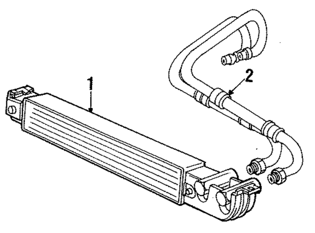 17201712093 - Cooling System: Oil Cooler Assembly for BMW Image
