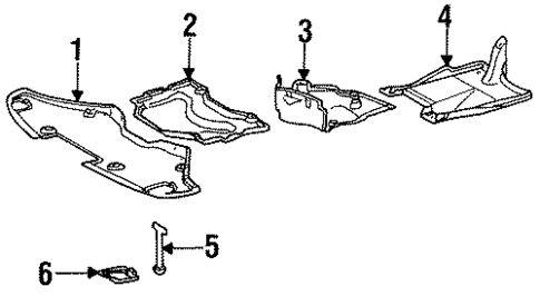 Splash Shields for 1998 Mercedes-Benz CL600 #0