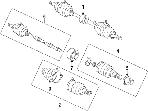 Axle Shafts & Joints for 2013 Scion xB #0