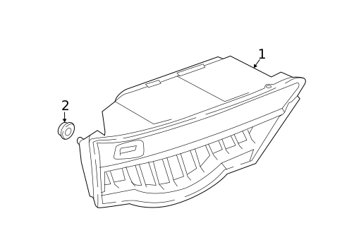 Tail Lamps for 2018 Jaguar XF #1