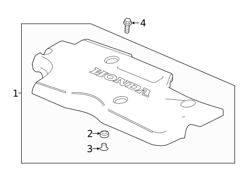 Engine Appearance Cover for 2020 Honda Accord #0