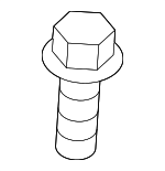 90001PWA000 - : Engine Cover Bolt for Honda: Accord, Fit Image