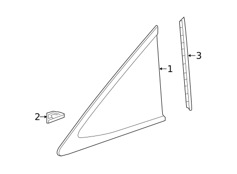 Glass & Hardware for 2017 Acura RDX #0