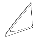 73501TX4A02 - Body: Quarter Glass for Acura: RDX Image