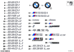 51147463585 - : Lettering Left for BMW Image