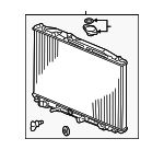 19010RKGA52 - Cooling System: Radiator Assembly for Acura Image