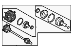 49801CU000 - Suspension: Axle Assembly for Hyundai Image