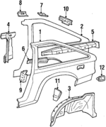 8941088705 - : Fuel Pocket for Isuzu Image