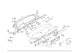 1246800087 - Panelling: Instrument Panel for Mercedes-Benz: 200, 200D, 300CE, 300D, 300E, 300TD, 300TE Image