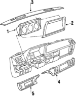 4051725 - Body: Gauge Housing for Mopar Image