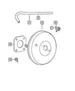5105153AK - Brakes: Vacuum Supply Hose for Dodge: Caliber | Jeep: Compass, Patriot Image