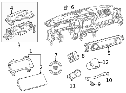 Switches, Solenoids & Actuators for 2025 Toyota 4Runner #0