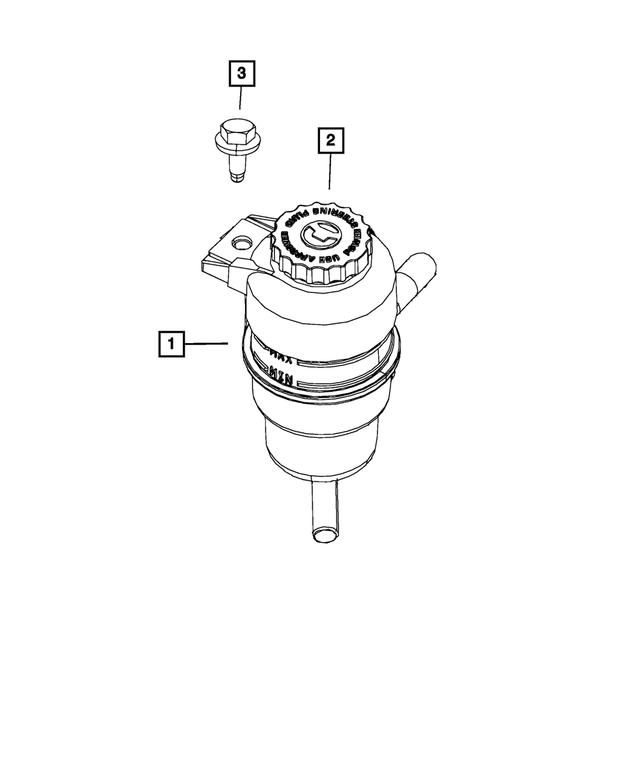 5154404AA - : Power Steering Fluid Reservoir for Mopar Image
