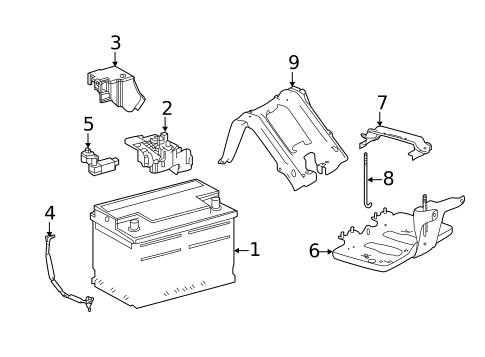 Battery for 2023 Lexus LS500 #0