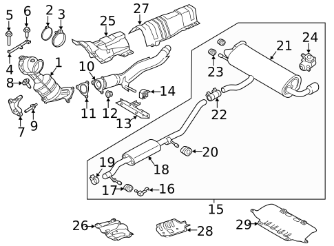 Exhaust Components for 2018 Land Rover Range Rover Evoque #0