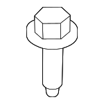 RYG500230 - Exhaust: Upper Bracket Bolt for Land Rover: Defender 110, Defender 90, Discovery, Discovery Sport, Range Rover, Range Rover Evoque, Range Rover Sport, Range Rover Velar Image