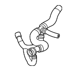 8V0122101C - Cooling System: Hose &amp; Tube Assembly for Audi Image