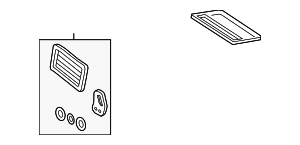 AE5Z19W700A - HVAC: AC &amp; Heater Case Seal Kit for Ford Image