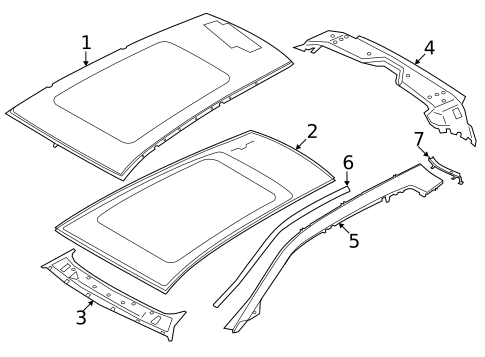 Roof & Components for 2023 BMW iX #0