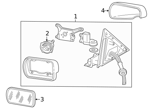 Mirrors for 2005 Jaguar S-Type #0