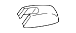852920R020 - Body: Wiper Arm Cap for Scion: iQ, xB | Toyota: Highlander, Land Cruiser, Prius C, Prius V, RAV4, RAV4 Prime, Sienna, Venza, Yaris Image